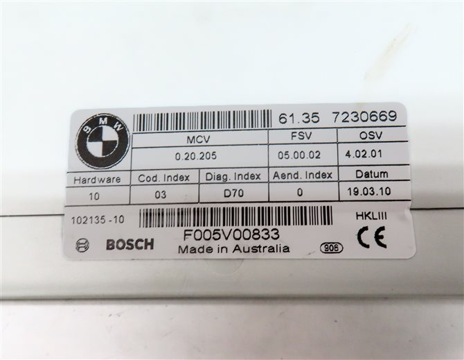Thumbnail 5: 08-14 BMW X6 X6M (E71) REAR TRUNK LIFT HATCH GATE DOOR LIFTGATE CONTROL MODULE