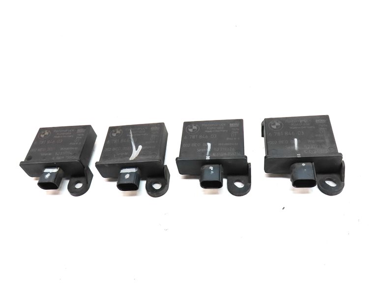 Thumbnail 2: 2011 BMW X5 (E70) TIRE PRESSURE MONITOR TPMS SENSOR TRIGGER MODULE SET/4