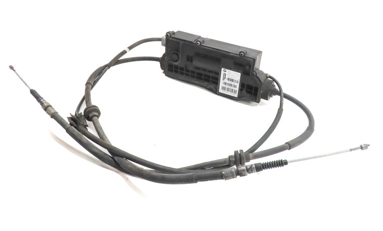 2011 BMW X5 (E70) EMERGENCY PARK PARKING BRAKE ACTUATOR w/ CABLES