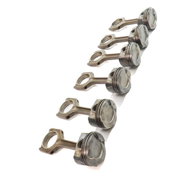 Thumbnail 4: 2010-2014 BMW 1/3/4/5/6/7/X1/X3/X5/X6 3.0L N55 TURBO ENGINE PISTON & ROD SET 6