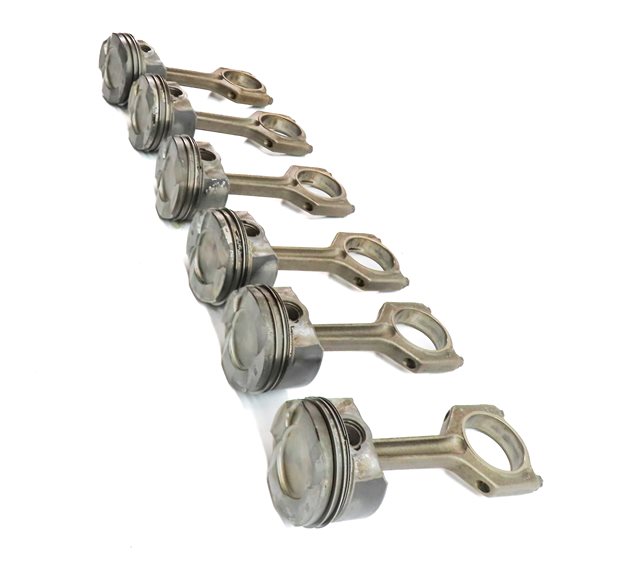 Thumbnail 5: 2010-2014 BMW 1/3/4/5/6/7/X1/X3/X5/X6 3.0L N55 TURBO ENGINE PISTON & ROD SET 6
