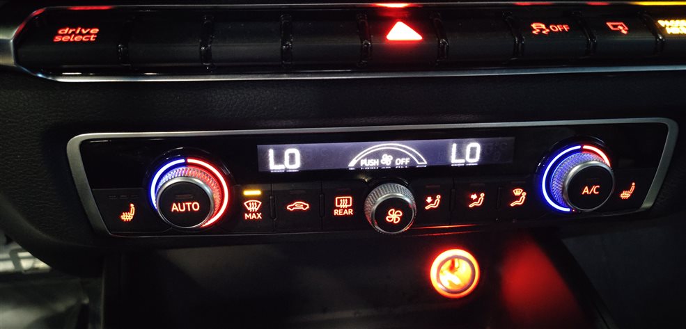 Thumbnail 2: 2015-2018 AUDI A3 S3 (8V) FRONT DUAL ZONE HEATER A/C TEMPERATURE CONTROL PANEL
