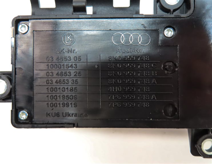 Thumbnail 9: 2015 AUDI S3 (8V) FRONT LEFT DRIVER SEAT POSITION ADJUST SWITCH w/ LUMBAR
