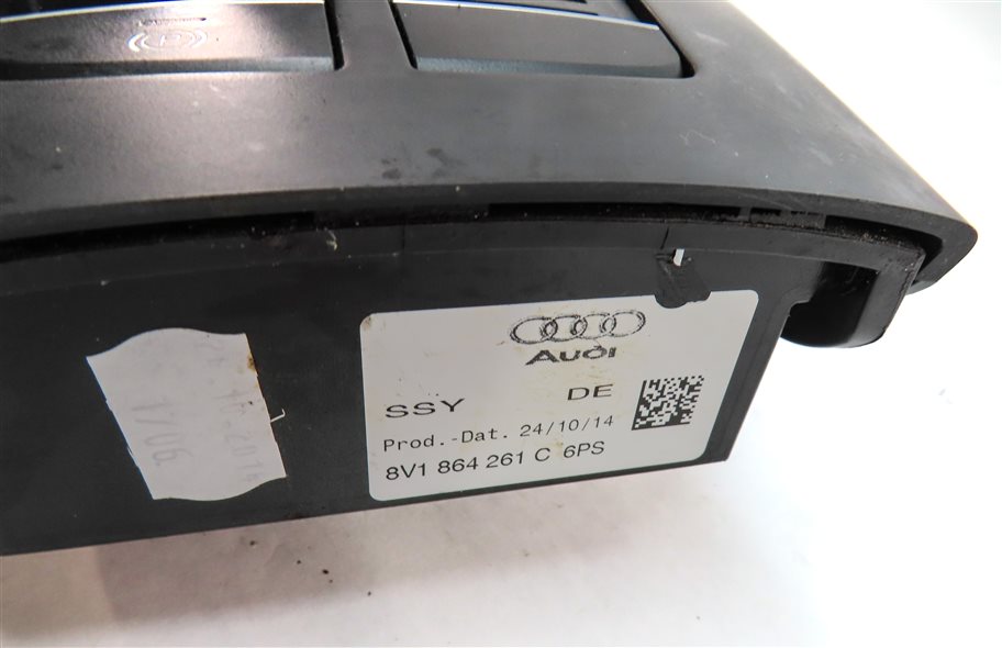 Thumbnail 10: 15-18 AUDI A3 S3 (8V) GPS NAVIGATION MEDIA MMI CONTROL SWITCH KNOB & CUP HOLDER