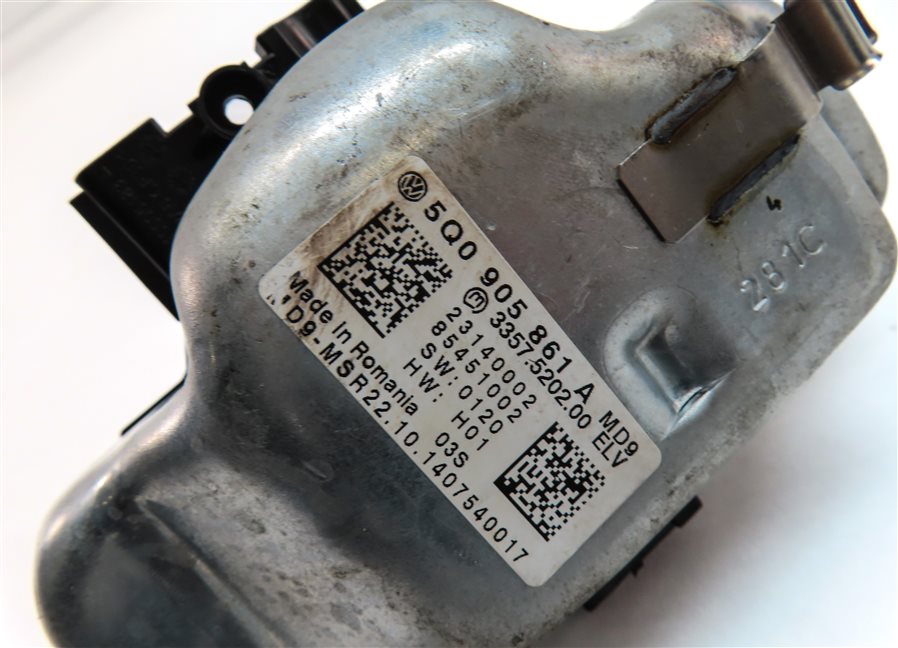 Thumbnail 17: 15-17 AUDI S3 (8V) 2.0L (CYFB) TURBO ENGINE ECM BCM IMMOBILIZER MODULE KEY SET/8