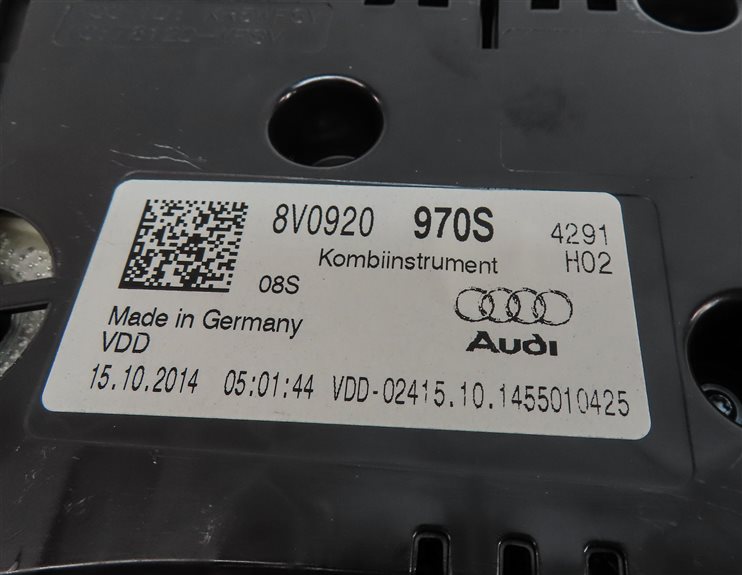 Thumbnail 19: 15-17 AUDI S3 (8V) 2.0L (CYFB) TURBO ENGINE ECM BCM IMMOBILIZER MODULE KEY SET/8