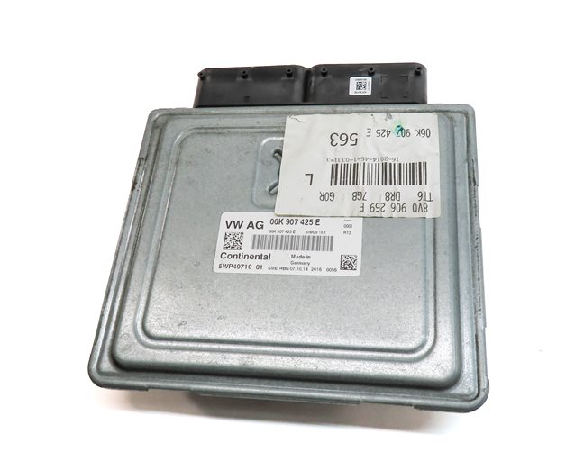 Thumbnail 5: 15-17 AUDI S3 (8V) 2.0L (CYFB) TURBO ENGINE ECM BCM IMMOBILIZER MODULE KEY SET/8