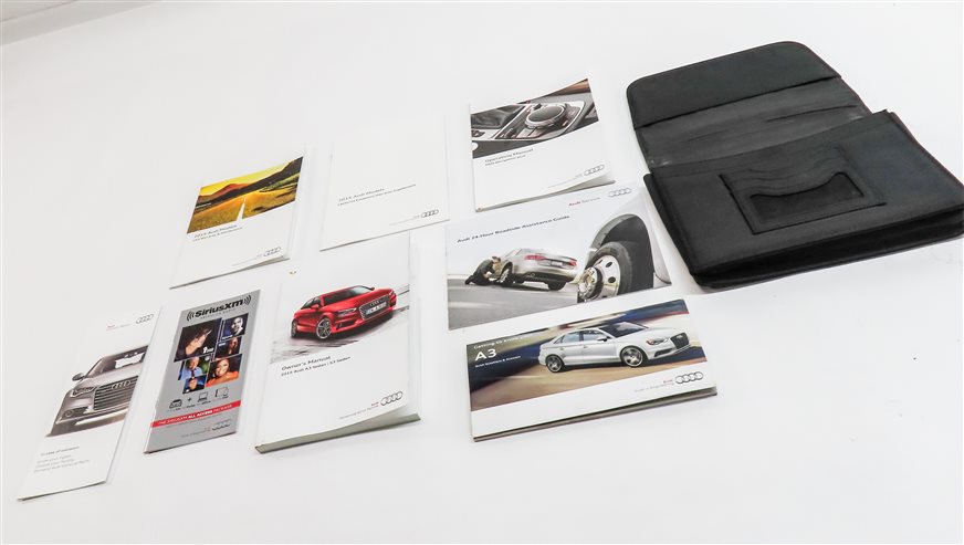 Thumbnail 2: 2015 AUDI S3 (8V) 2.0L (CYFB) ENGINE OWNER'S MANUAL BOOKLET SET/9 w/ CASE