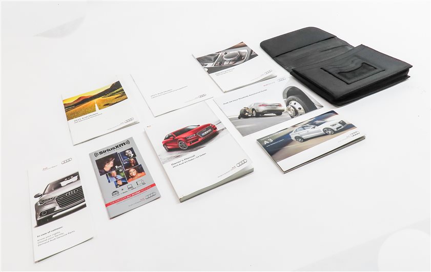 Thumbnail 4: 2015 AUDI S3 (8V) 2.0L (CYFB) ENGINE OWNER'S MANUAL BOOKLET SET/9 w/ CASE