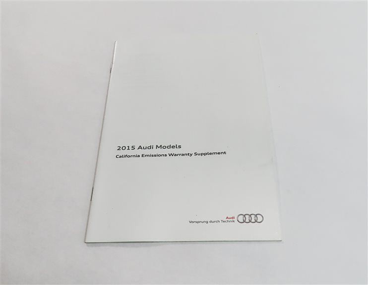 Thumbnail 7: 2015 AUDI S3 (8V) 2.0L (CYFB) ENGINE OWNER'S MANUAL BOOKLET SET/9 w/ CASE