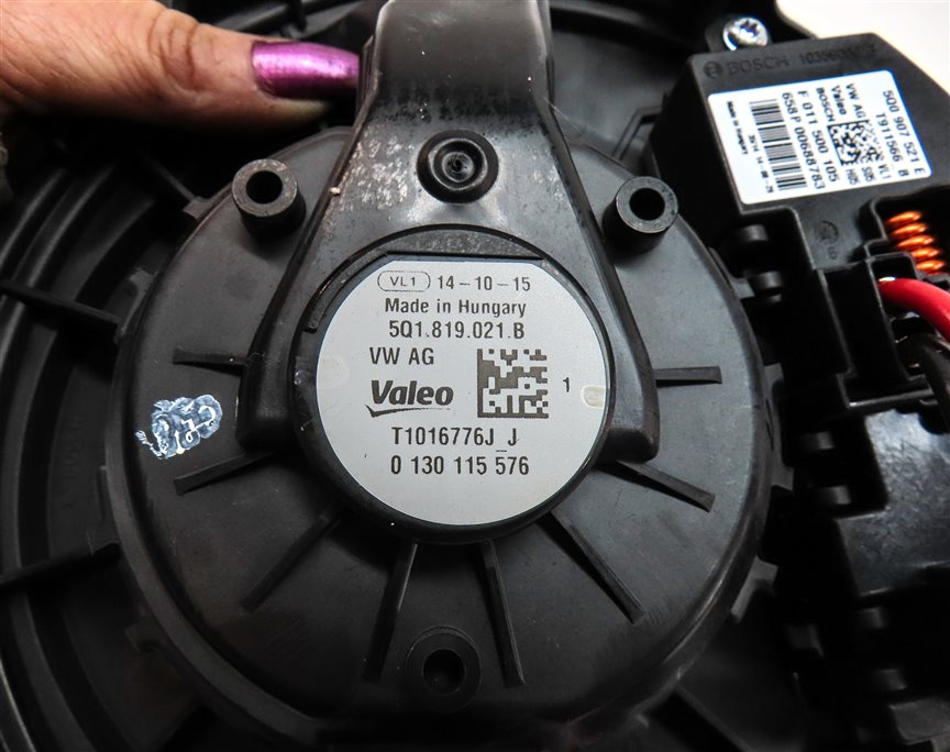 Thumbnail 7: 2015-2018 VW GOLF GTI / AUDI A3 S3 RS3 (8V) FRONT HEATER A/C BLOWER FAN MOTOR