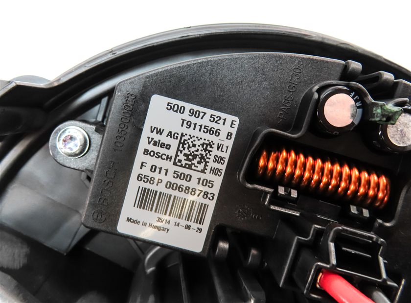 Thumbnail 8: 2015-2018 VW GOLF GTI / AUDI A3 S3 RS3 (8V) FRONT HEATER A/C BLOWER FAN MOTOR