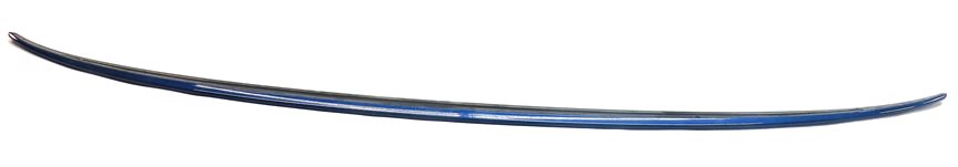 Thumbnail 8: 2015 AUDI S3 (8V) REAR TRUNK HATCH LID MOUNT SPOILER TRIM MOULDING (Blue)