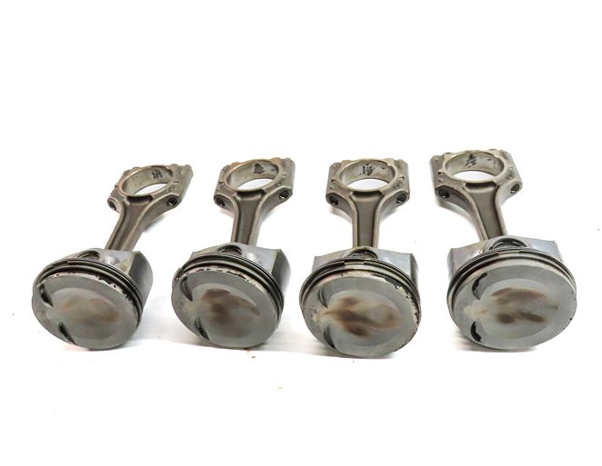 Thumbnail 2: 2015 AUDI S3 (8V) 2.0L (CYFB) ENGINE PISTON w/ CONNECTING ROD SET/4