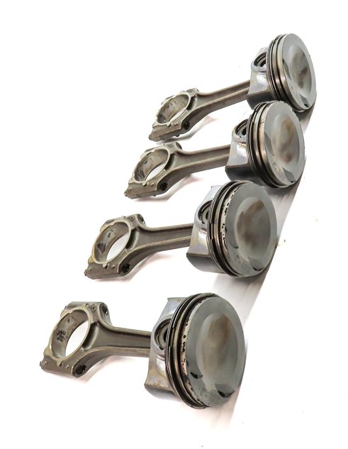 Thumbnail 3: 2015 AUDI S3 (8V) 2.0L (CYFB) ENGINE PISTON w/ CONNECTING ROD SET/4