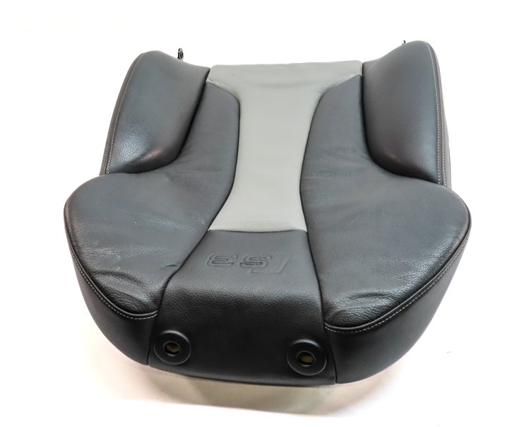 Thumbnail 5: 2015 AUDI S3 (8V) FRONT LEFT DRIVER UPPER SPORT SEAT BACK w/HEAT (Black/Silver)