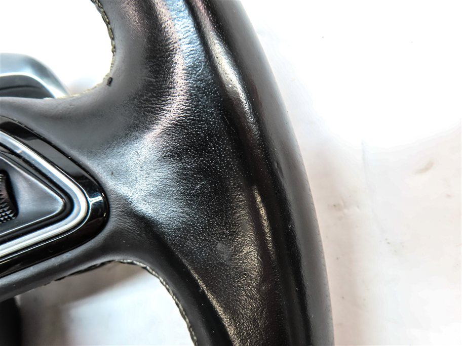 Thumbnail 8: 2015 AUDI S3 8V MULTIFUNCTION 3 SPOKE FLAT BOTTOM SPORT STEERING WHEEL (Black)