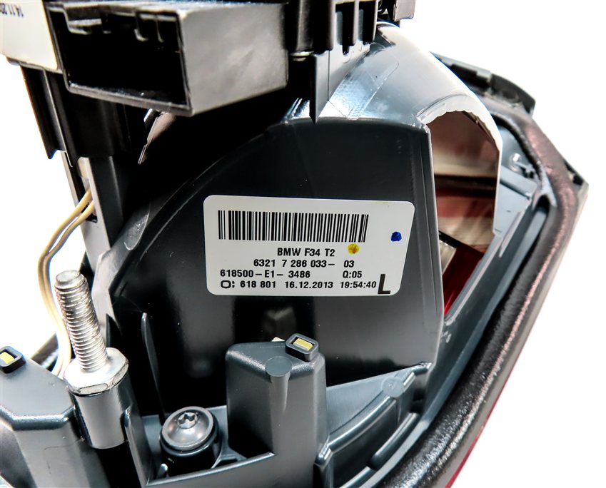 Thumbnail 6: 14-16 BMW 328iGT 335iGT (F34) REAR LEFT INNER TAILLIGHT TAIL LIGHT LAMP (LED)