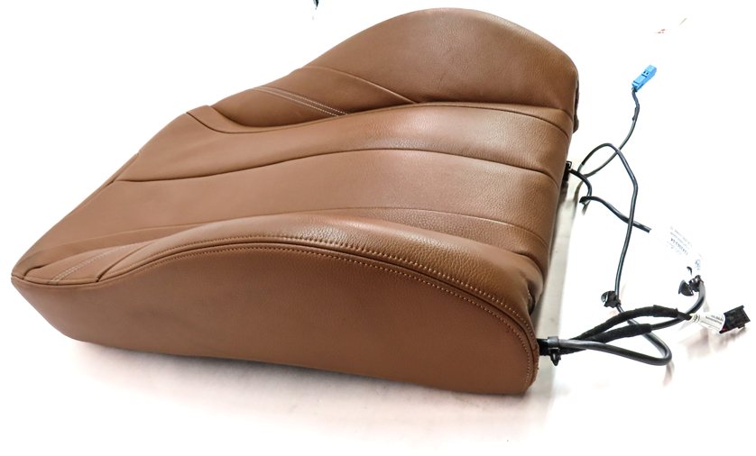 Thumbnail 4: 2014 BMW 328IGT (F34) RIGHT PASSENGER UPPER MEMORY HEATED SEAT CUSHION (Brown)