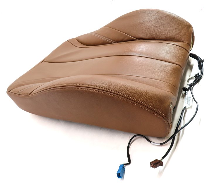 Thumbnail 4: 2014 BMW 328IGT (F34) FRONT LEFT DRIVER UPPER MEMORY HEATED SEAT CUSHION (Brown)