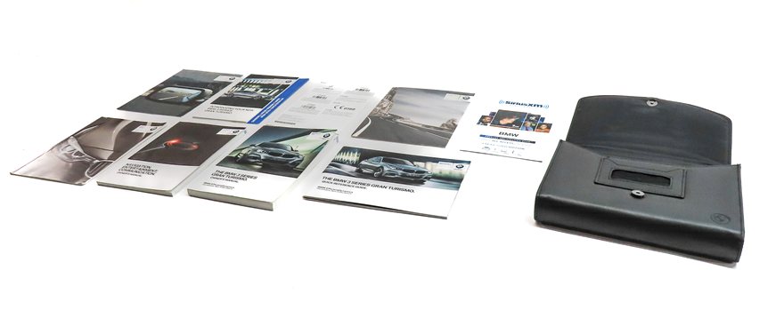 2014 BMW 328IGT (F34) 2.0L (N20) ENGINE OWNERS MANUAL BOOKLET SET/10 w/ CASE