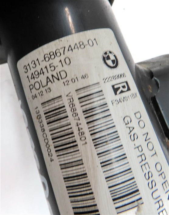 Thumbnail 8: 14-19 BMW 328iGT 330iGT (F34) FRONT LEFT AWD STANDARD SHOCK STRUT ASSEMBLY