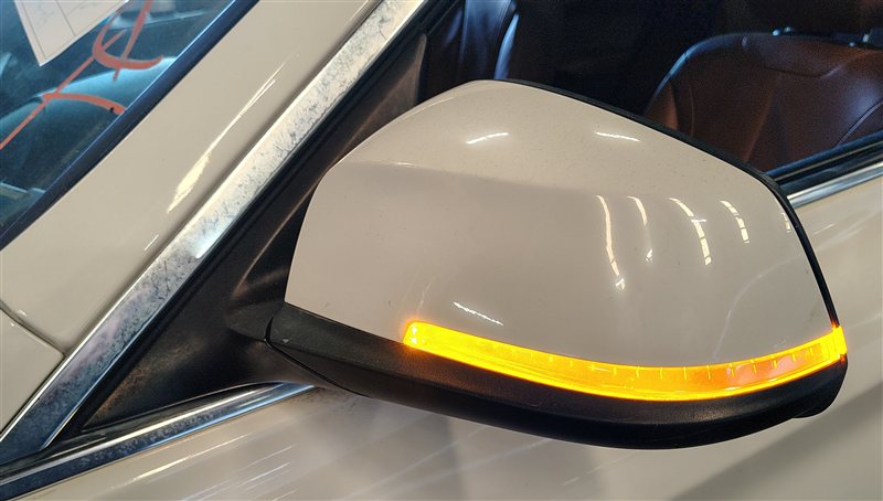 Thumbnail 2: 14-19 BMW 3 SERIES GT (F34) LEFT DRIVER PFOLD MEMORY HEAT DOOR MIRROR (White)