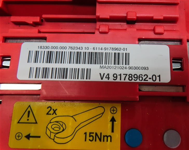 Thumbnail 5: 2013 BMW X5 (E70) 3.0L (M57Y) DIESEL ENGINE POSITIVE BATTERY TERMINAL PLATE