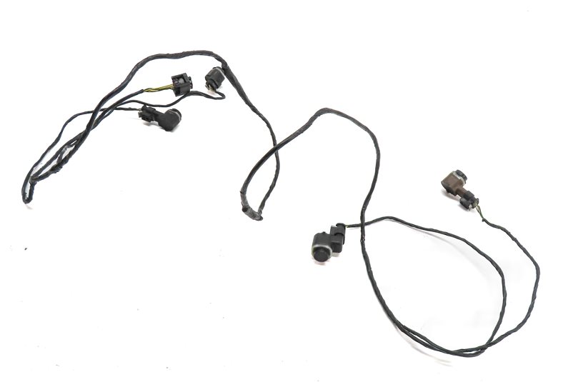 Thumbnail 1: 13 BMW X5 (E70) FRONT PARK ASSIST PDC DISTANCE CONTROL WIRE SENSOR SET/4 (BLACK)