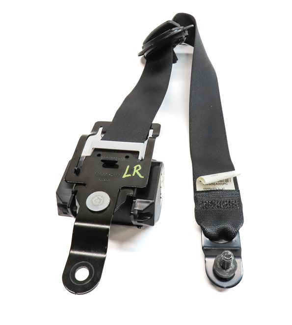 Thumbnail 4: 13 BMW X5 (E70) REAR 2ND ROW LEFT CENTER RIGHT SEATBELT RETRACTOR SET/3 (Black)