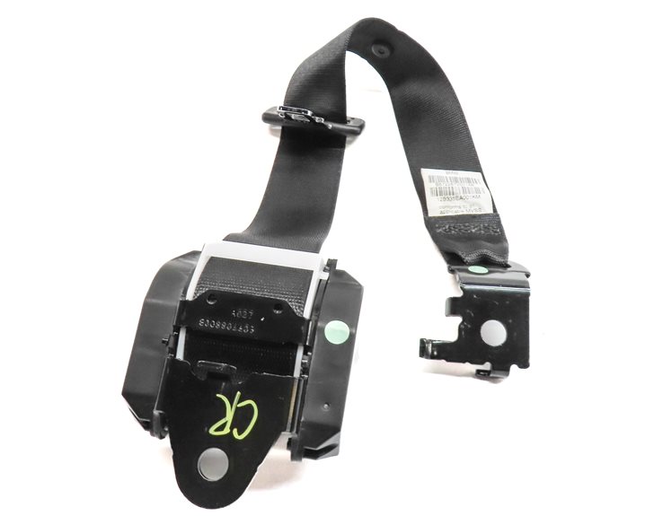 Thumbnail 5: 13 BMW X5 (E70) REAR 2ND ROW LEFT CENTER RIGHT SEATBELT RETRACTOR SET/3 (Black)