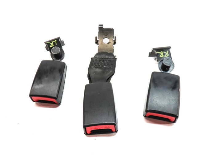 Thumbnail 2: 2013 BMW X5 (E70) REAR 2ND ROW LEFT CENTER RIGHT SEATBELT BUCKLE RECEIVER SET/3