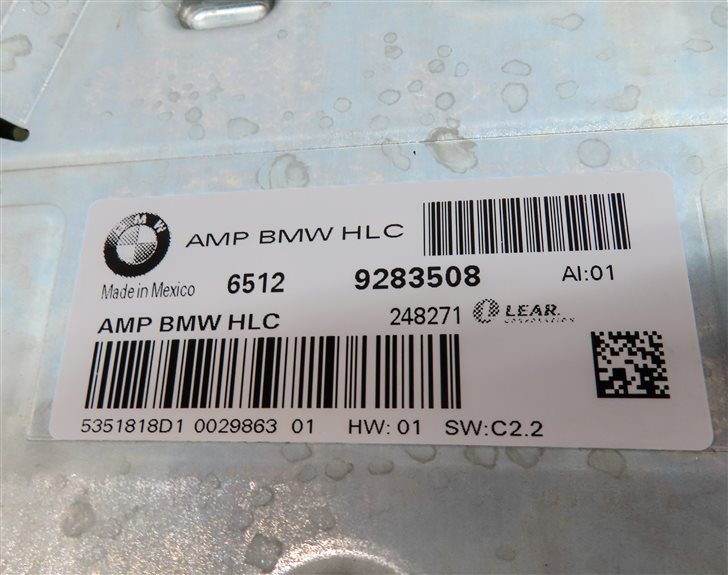 Thumbnail 9: 2011-2013 BMW X5 X5M (E70 E71) RADIO STEREO MEDIA AUDIO AMP AMPLIFIER (LEAR)