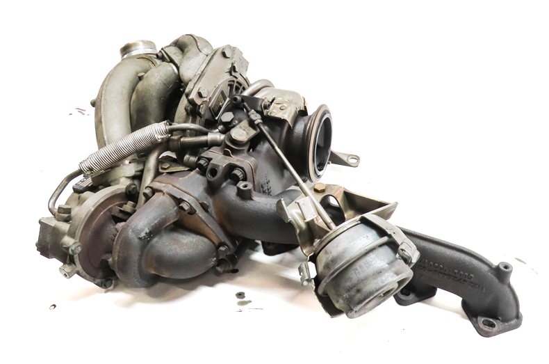 2009-2013 BMW X5 (E70) 3.0L M57Y DIESEL ENGINE UPPER & LOWER TURBOCHARGER