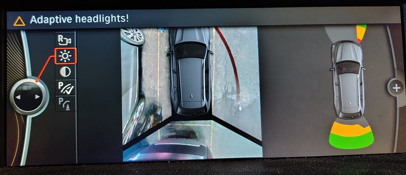 Thumbnail 2: 2010-2013 BMW X5 (E70) LEFT P-FOLD MEM AUTODIM CAMERA HEATED DOOR MIRROR (Gray)