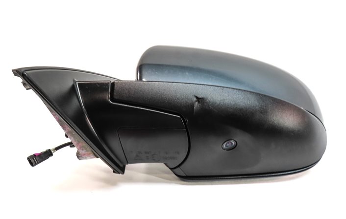 Thumbnail 7: 2010-2013 BMW X5 (E70) LEFT P-FOLD MEM AUTODIM CAMERA HEATED DOOR MIRROR (Gray)