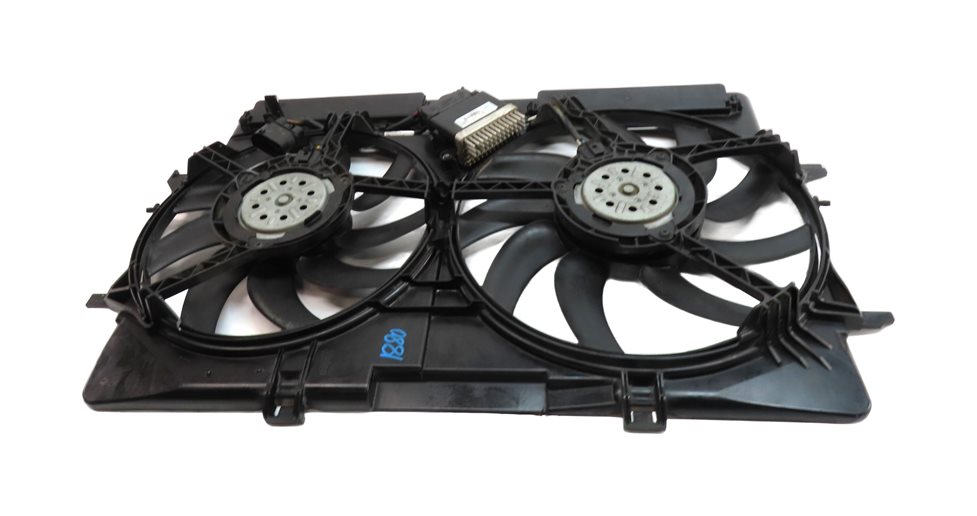 Thumbnail 6: 09-17 AUDI A4 A5 Q5 S4 (B8 8T 8R) 2.0L 3.0L 3.2L RADIATOR COOLING FAN w/ SHROUD
