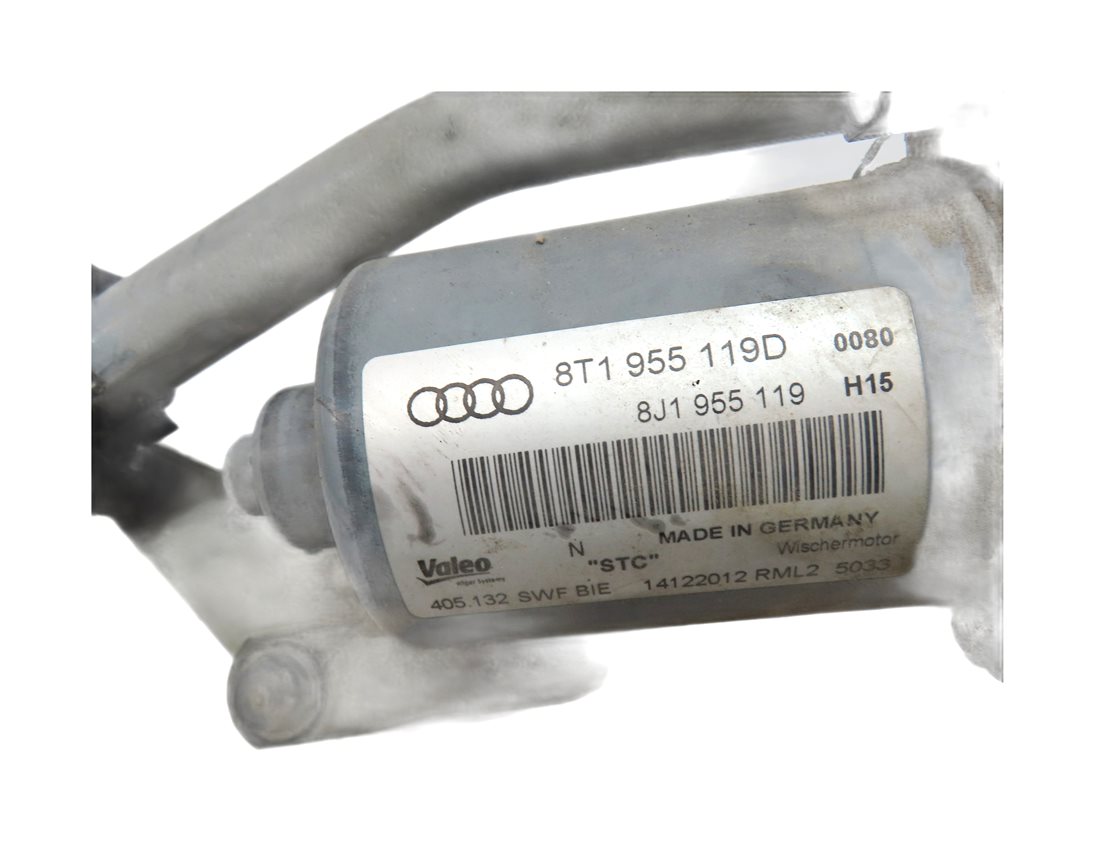 Thumbnail 8: 08-17 AUDI A5 S5 RS5 (B8 8T) COUPE FRONT WINDSHIELD WIPER MOTOR & LINKAGE