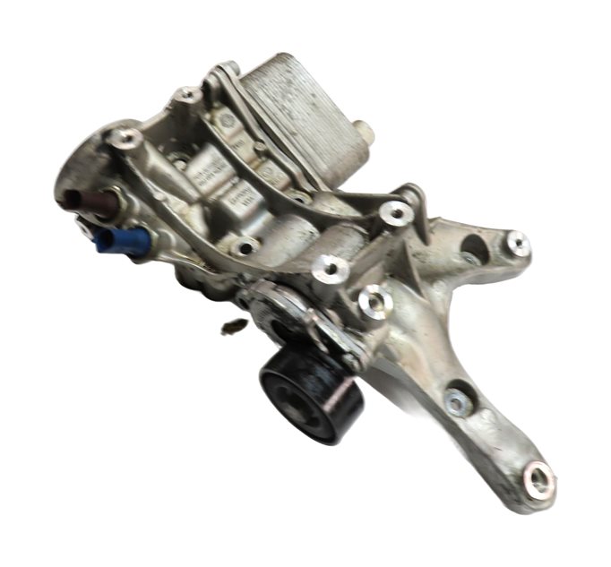 2013 AUDI A5 (B8 8T) 2.0L (CPMA) ENGINE MOTOR OIL FLUID FILTER HOUSING w/ COOLER