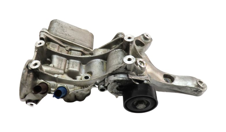 Thumbnail 2: 2013 AUDI A5 (B8 8T) 2.0L (CPMA) ENGINE MOTOR OIL FLUID FILTER HOUSING w/ COOLER