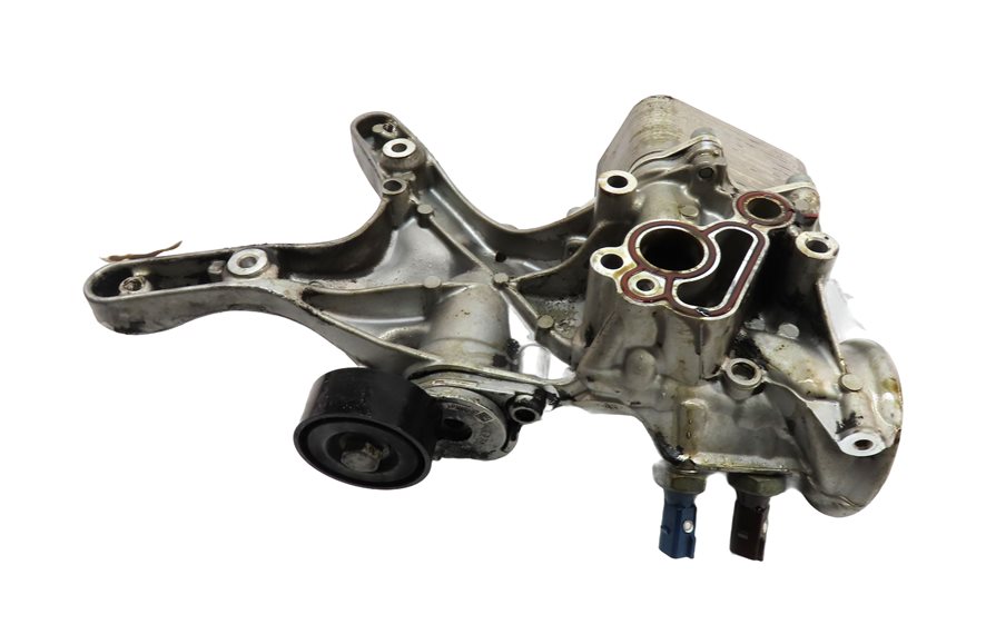 Thumbnail 5: 2013 AUDI A5 (B8 8T) 2.0L (CPMA) ENGINE MOTOR OIL FLUID FILTER HOUSING w/ COOLER