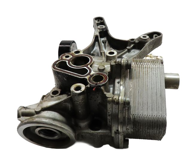 Thumbnail 6: 2013 AUDI A5 (B8 8T) 2.0L (CPMA) ENGINE MOTOR OIL FLUID FILTER HOUSING w/ COOLER