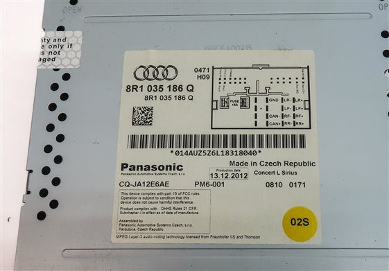 Thumbnail 5: 13-16 AUDI A4 A5 ALLROAD (B8 8T) FRONT RADIO CD NAVIGATION MULTIMEDIA HEAD UNIT