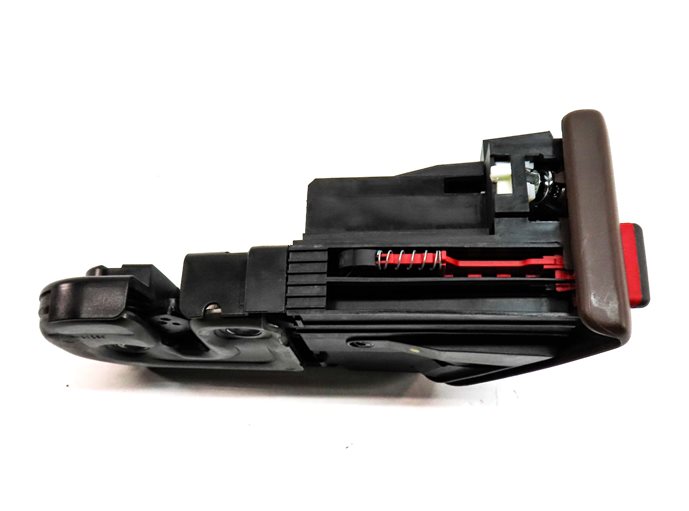 Thumbnail 3: 13 AUDI A5 B8 8T REAR RIGHT FOLDING SEAT BACK RELEASE LOCK LATCH HANDLE (BROWN)