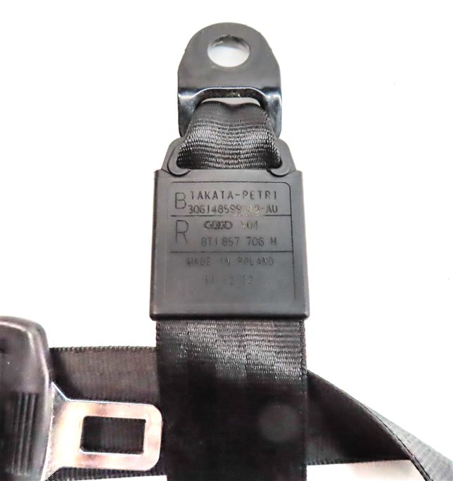Thumbnail 4: 08-17 AUDI A5 S5 (B8 8T) COUPE FRONT RIGHT PASSENGER SEATBELT RETRACTOR (Black)