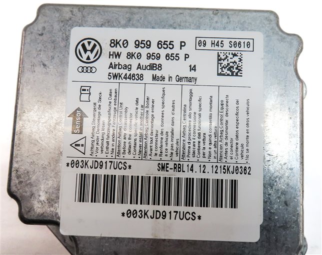 Thumbnail 5: 2013-2015 AUDI A4 A5 S4 S5 RS5 (B8 8K 8T) SRS BAG CONTROL MODULE
