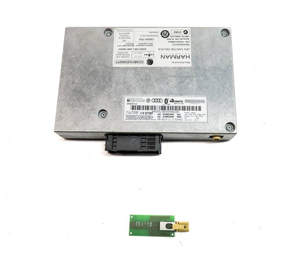 2013 AUDI A5 (B8 8T) BLUETOOTH TELEMATICS COMMUNICATION CONTROL MODULE w/ANTENNA