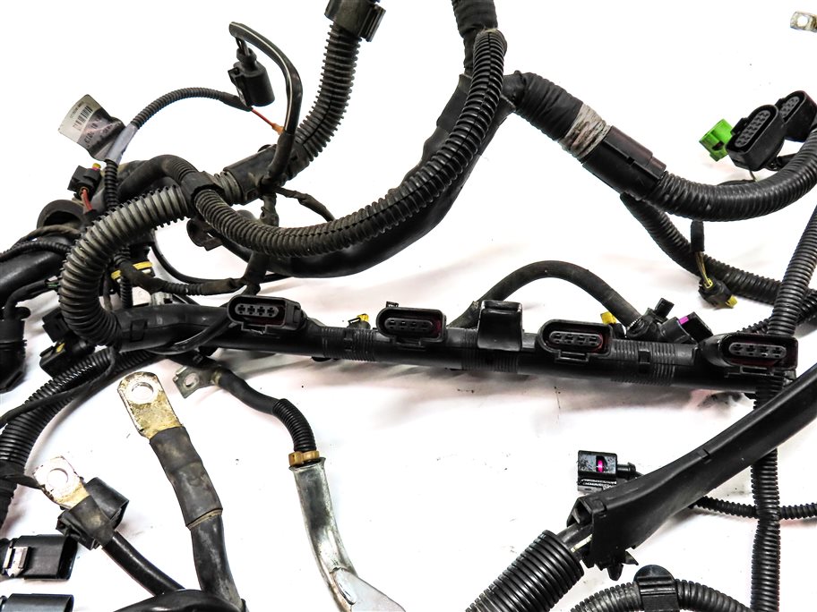 Thumbnail 4: 2013 AUDI A5 (B8 8T) 2.0L (CPMA) ENGINE MOTOR WIRE WIRING HARNESS LOOM