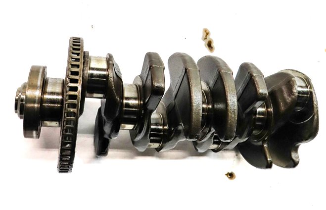 Thumbnail 4: 2013 AUDI A5 (B8 8T) 2.0L (CPMA) ENGINE MOTOR CRANK SHAFT CRANKSHAFT