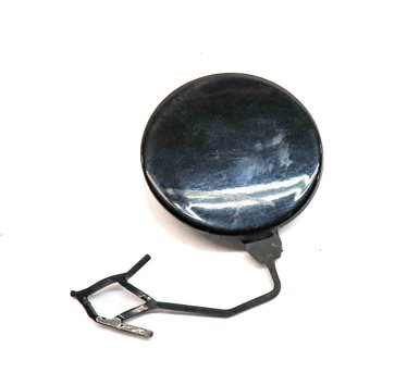 Thumbnail 2: 2013 AUDI A5 (B8 8T) REAR LOWER BUMPER TOWING TOW HOOK COVER CAP LID (Black)